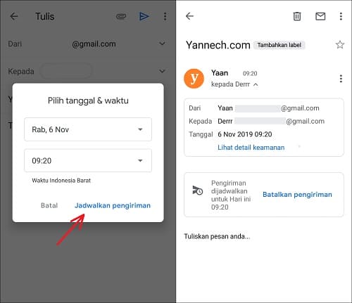 Cara Kirim Email Terjadwal