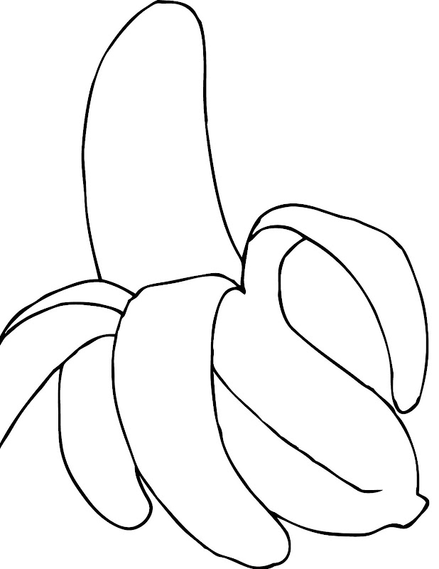 Bananas Coloring Pages title=