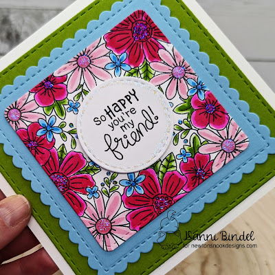 So Happy You're My Friend Card by Danni Bindel-Stamps by Newton's Nook