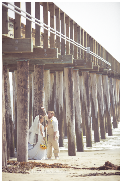 Cayucos Pier wedding photos