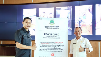 Sekretariat DPRD Banten Luncurkan Aplikasi POKIR