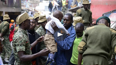 Rescue efforts underway after building collapse in Nairobi