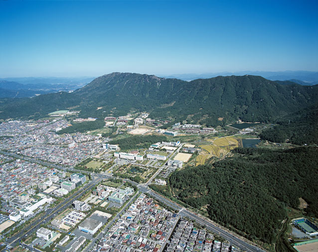 Changwon is located right next