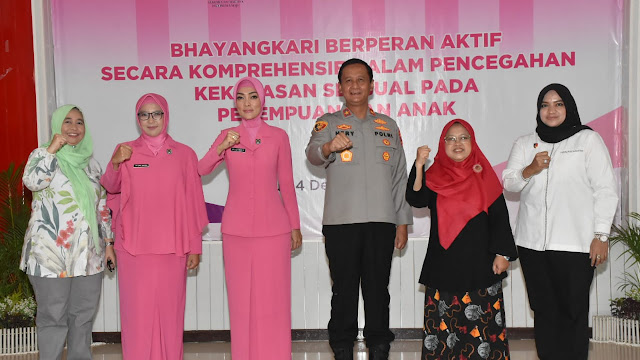 PD Bhayangkari Sulteng Gelar Seminar Pencegahan Kekerasan Seksual Pada Perempuan dan Anak