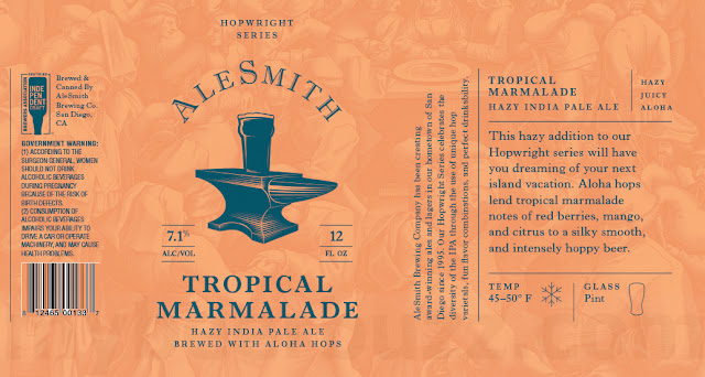 AleSmith Tropical Marmalade Cans Coming To Hopwright Series