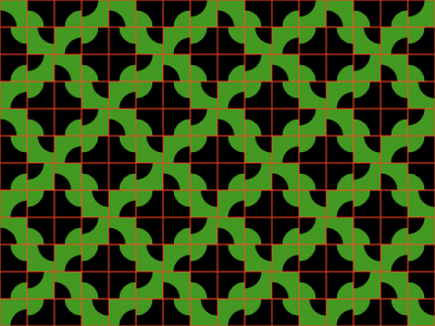 Grid Color Lines Illusion