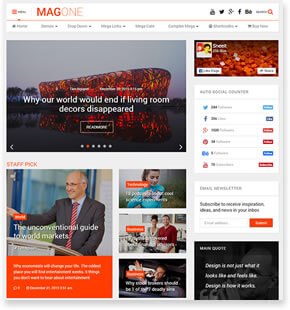 Setiva Responsive Magazine Blogger Template