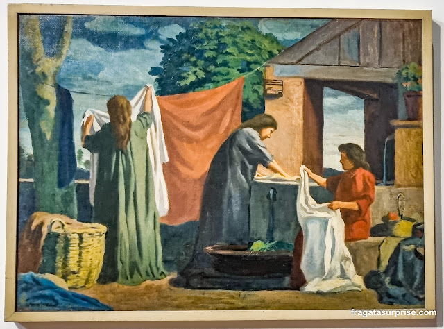 "A Lavanderia", de Joaquín Torres García, no Museu Nacional de Artes Visuais de Montevidéu