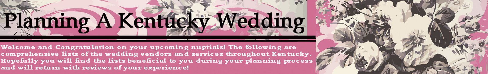 Planning A Kentucky Wedding