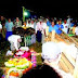 The funeral ceremony of former minister and  national footballer late Indrajit Namchoom