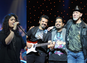 Sunidhi Chauhan sings with Shankar Ehsaan Loy  in Dubai