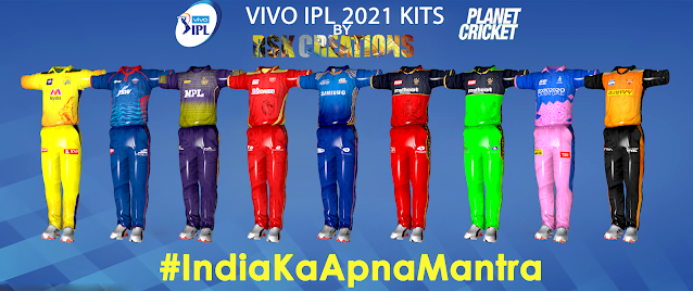 VIVO IPL 2021 HD Kit for EA Sports Cricket 07