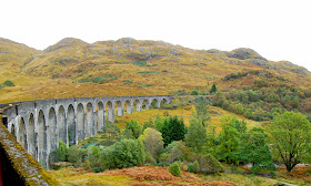Leaving the Glenfinnan Viaduct Leaving the Glenfinnan Viaduct
