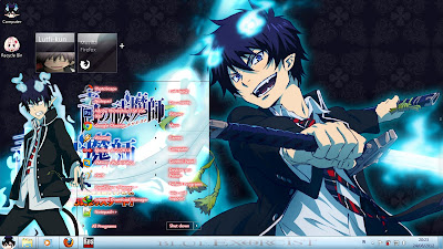 Download Theme Anime Ao no Exorcist Windows 7