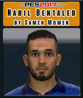PES 2017 Faces Nabil Bentaleb by Sameh Momen