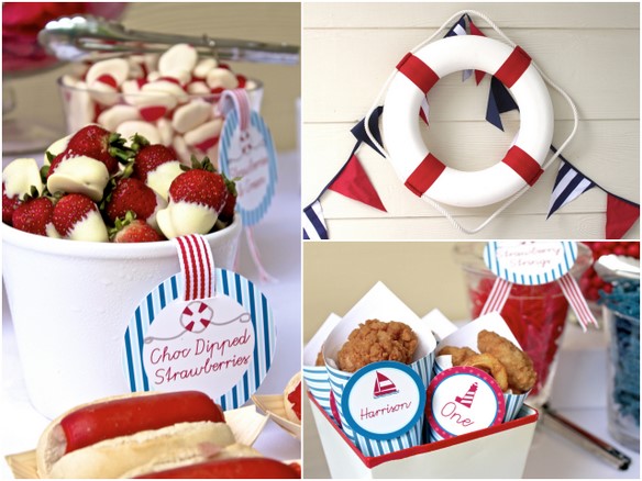 Love Laugh and Plan: Nautical Theme Baby Shower