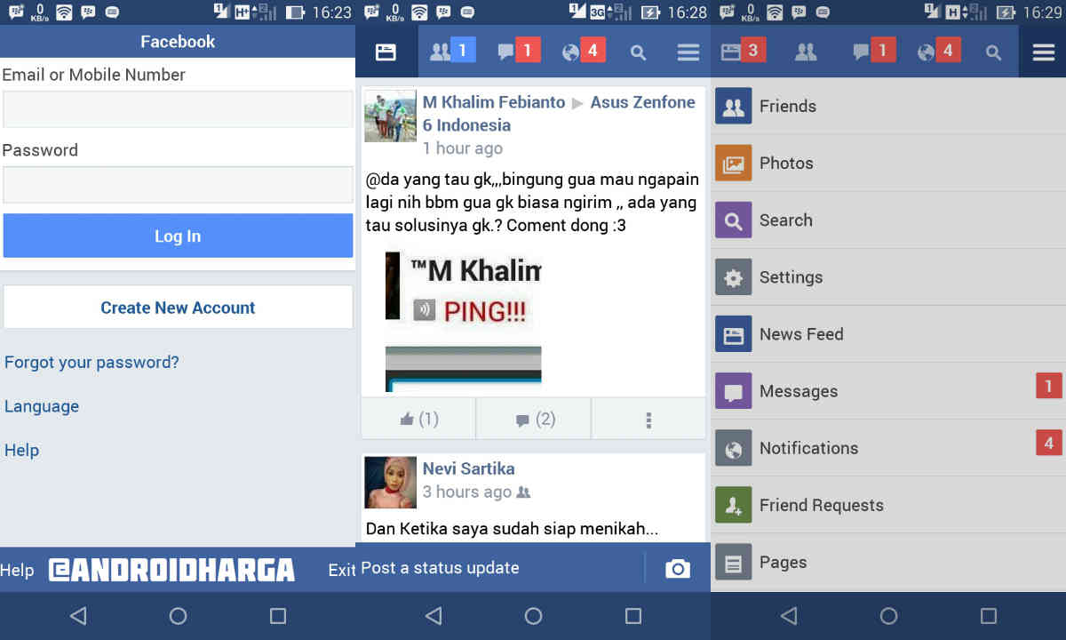 Download Facebook  Lite Apk Android Aplikasi  Facebook  