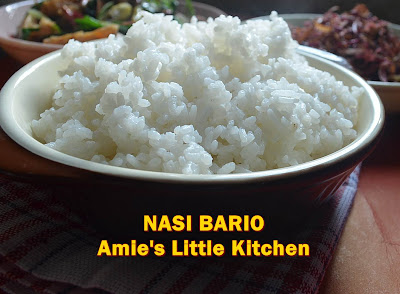 AMIE'S LITTLE KITCHEN: Nasi Bario, Sayur Campur 