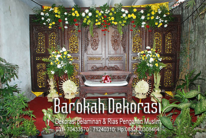 Dekorasi Pelaminan  Rias pengantin  Surabaya