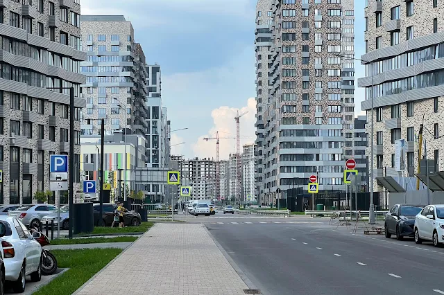 улица Константина Бескова, Аэроклубная улица, строящийся жилой комплекс Holland park, строящийся жилой комплекс «Город на реке Тушино-2018»