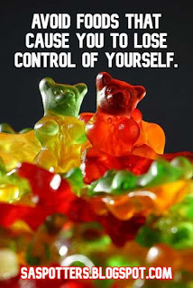 Avoid foods that cause you to lose control of yourself.