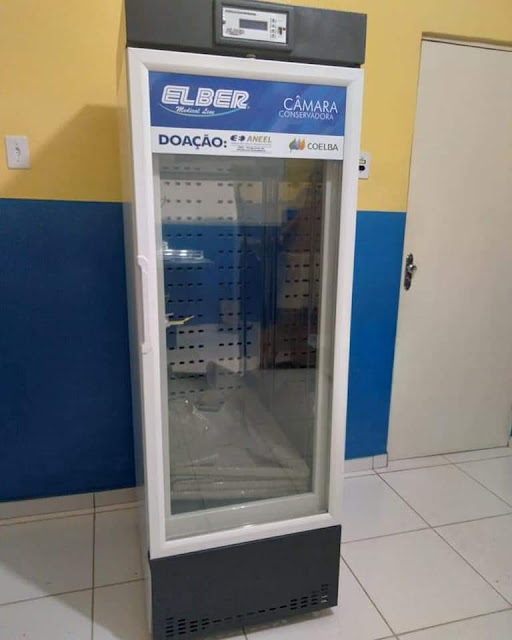 Prefeitura de Rio de Contas recebe refrigerador para armazenamento de vacinas