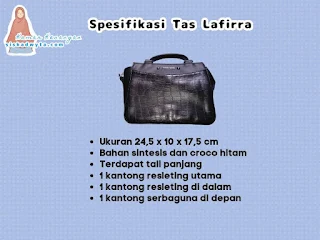 Spesifikasi tas lafirra