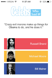 Russell Brand, Michael Moore, Bill Maher