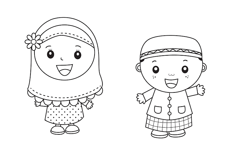 25+ Inspirasi Paling Baru Gambar Animasi Anak Muslim Dan Muslimah