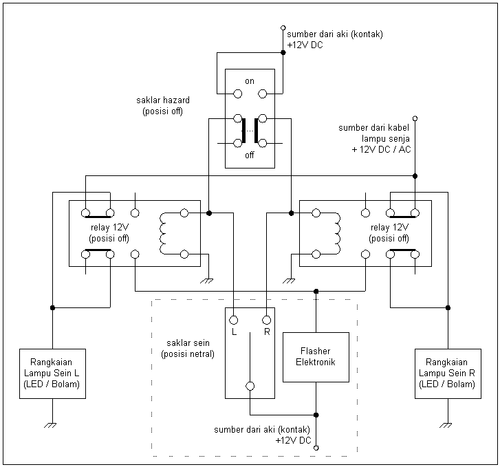 Rangkaian lampu besar ~ AUTOTRONIK