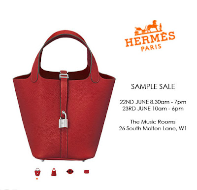 HERMES sample sale