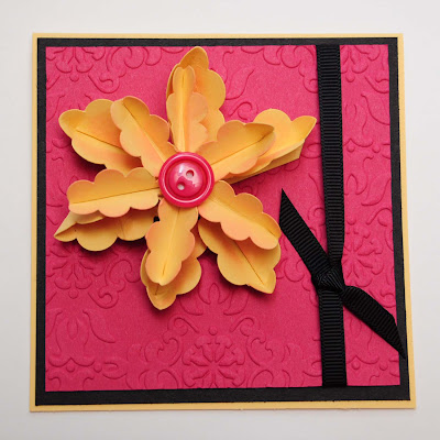 artisan winner, renee ballard, stamp stadium, fun fold flower, card, paper craft, craft, stampin up