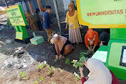 Pemerintah Desa Andi Mardiana Bersama Stafnya Melaksanakan Bersih-bersih Bersi, Dam Menanam Sayuran