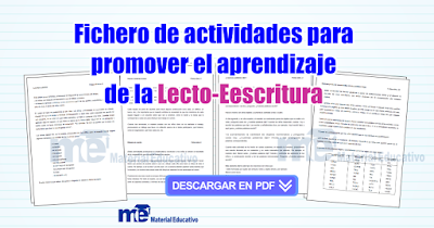 Fichero de actividades para promover el aprendizaje de la Lecto-Eescritura