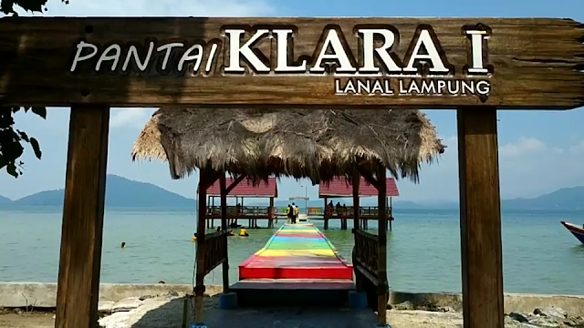 Pantai klara provinsi lampung