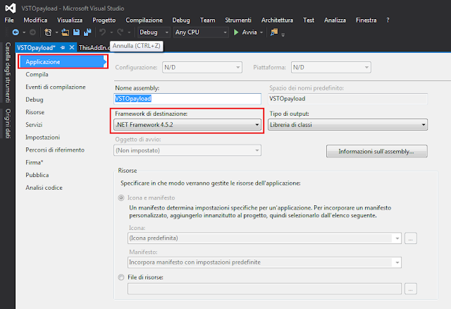 Visual Studio, Framework di destinazione