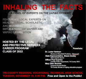 Tri-County to Host Community Forum on Vaping Epidemic - Nov 19