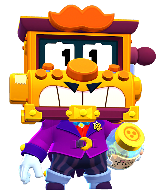 Brawl Stars BS New Brawler Griff render png Season 7 GFX Pack