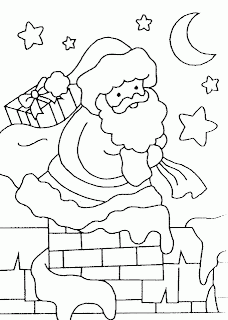 Santa Claus for Coloring, part 3