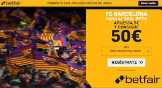 betfair supercuota Betis v Barcelona 9-2-2020