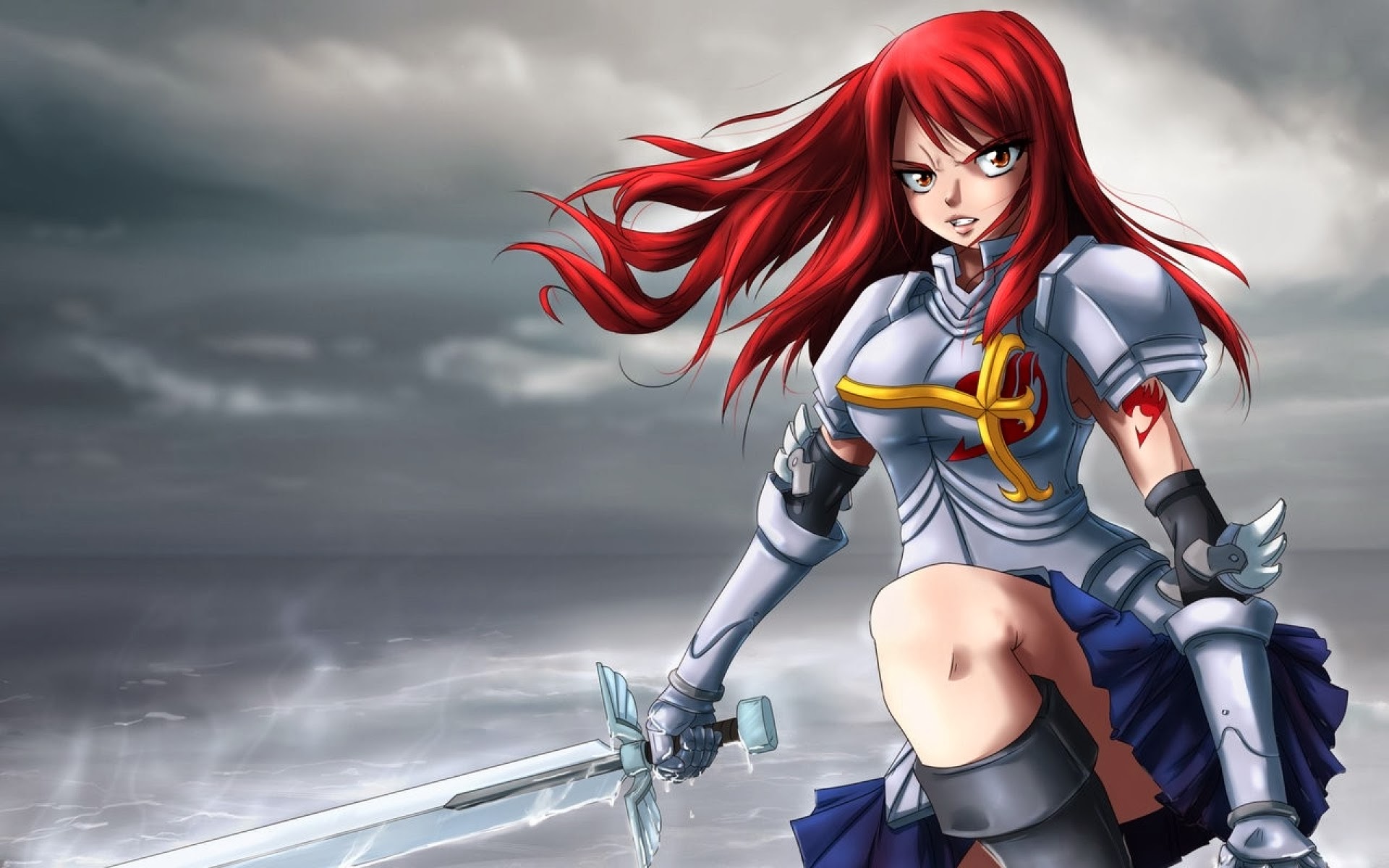 Witch Erza Scarlet Halloween Costume fairy tail wallpaper hd anime ...