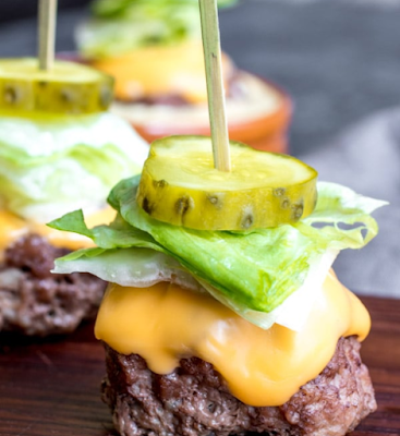 Low Carb Big Mac Bites #healthyfood #dietketo