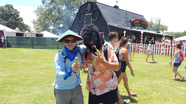 Bonnaroo Chris and gorilla guy 2016