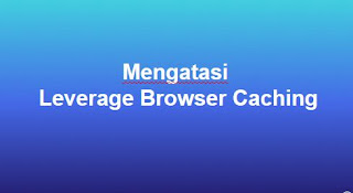  akan muncul beberapa rekomendasi perbaikan dari Google semoga blog makin ringan atau tampil Mengatasi Leverage Browser Caching -  PageSpeed Insight