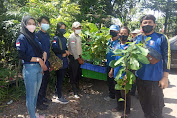 Luar Biasa !!! Tagana Lumajang, Hadiri Kegiatan Tanam Pohon di Bantaran Sungai