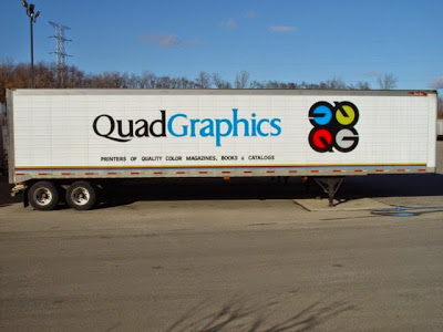 Quad/Graphics Trailer in Sussex, Wisconsin, on November 19, 2001