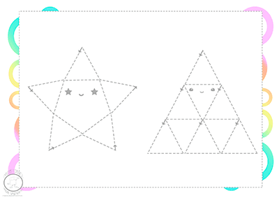 ejercicios de motricidad fina triángulos