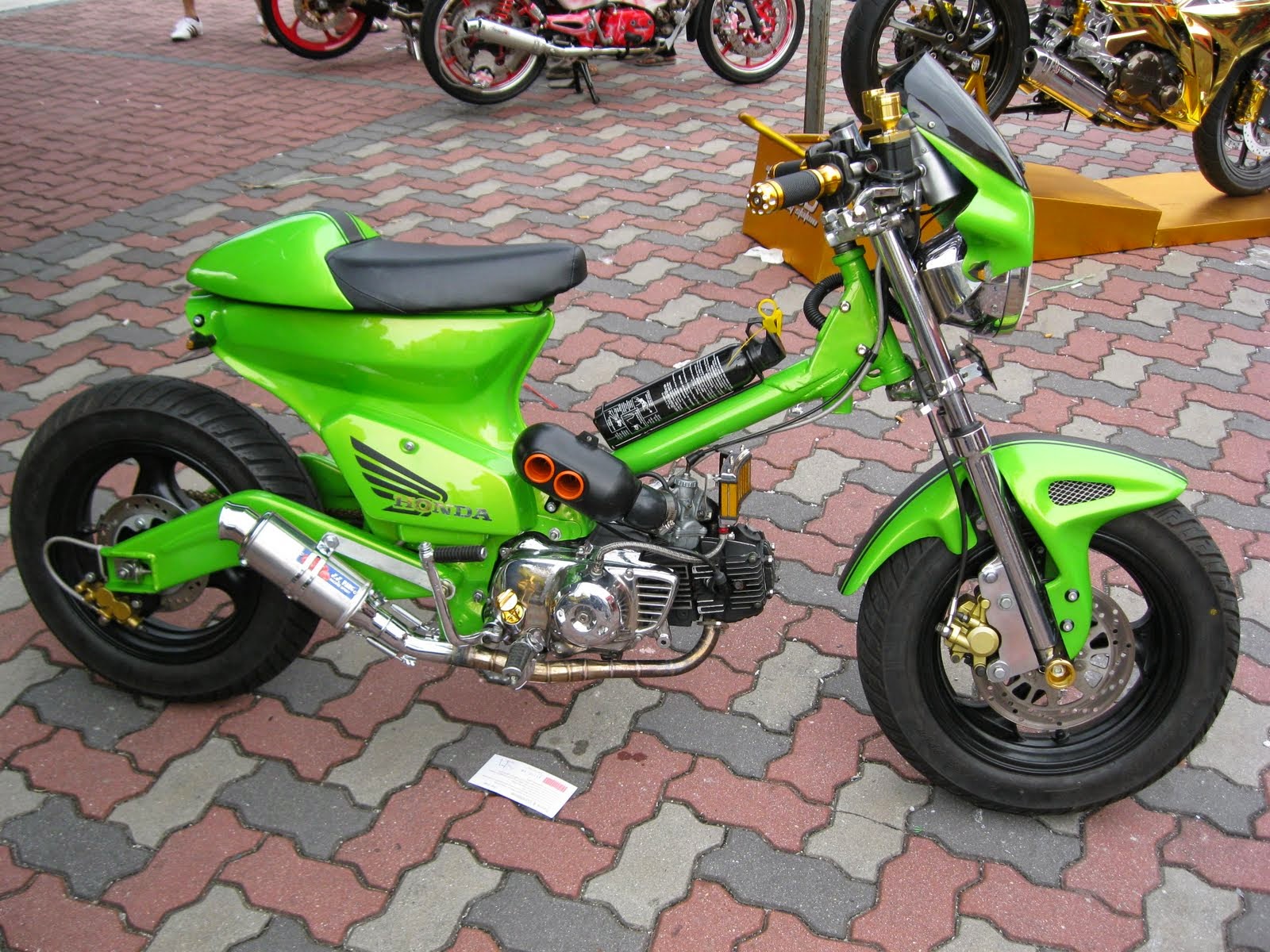 modifikasi motor honda cup c70