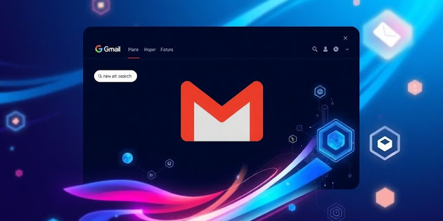 Gmail interface with AI search features enhancing email organization.