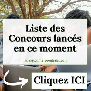 liste des concours cameroun